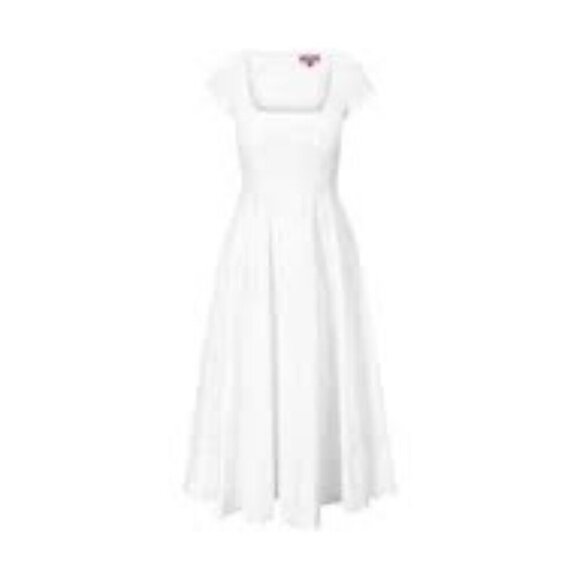 New NWT Staud Wells Dress White Retails $325 - Picture 4 of 7